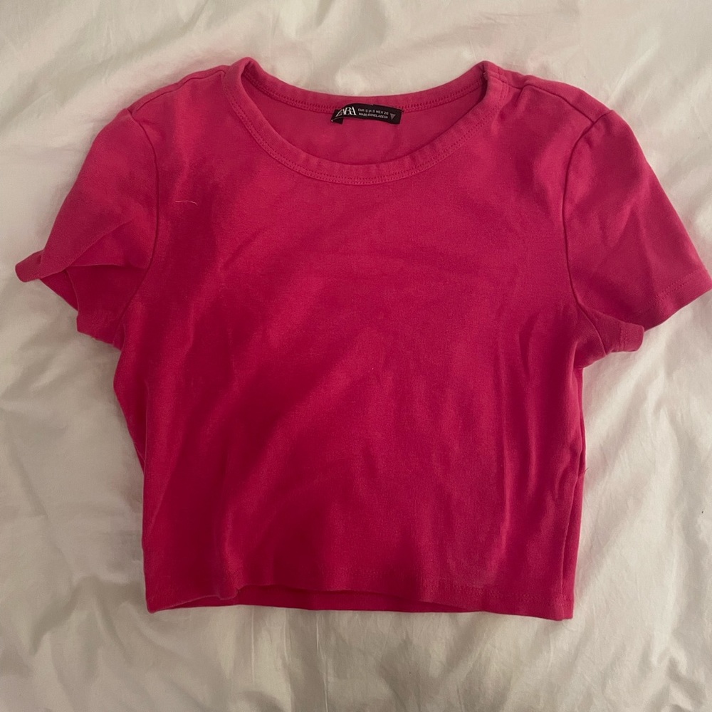 Pink Zara Crop Top